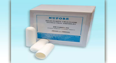 Cellulose Thimbles (28mmx100mm) & Micro-Glassfiber Thimbles (19mmx90mm)